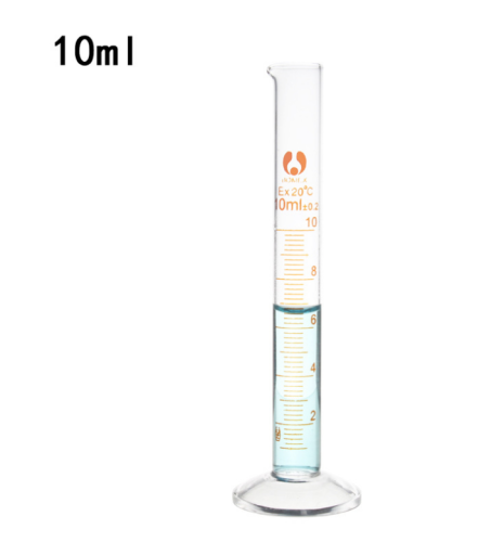 Zh-Borosilicate Transparent Glass Cylinder Scale Clear Transparent 5ml/10ml/25ml/50ml/100ml