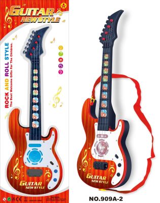 Hot Sale Children's Enlightening Early Education Musical Instrument Can Play Simulation with Light Music Toy Guitar Toys for Baby Boys and Girls