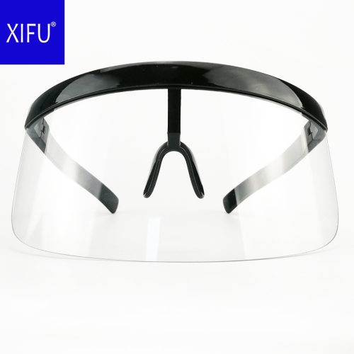 Xi Blessing Card Xifu Large Frame Flat Top Goggles Sunglasses Reflective Single Lens Safety Mask