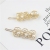 Korean Style New Creative Letter Barrettes Internet Celebrity INS Metal Hollow Digital Pearl Diamond-Embedded Side Clip Hairpin Hair Accessories