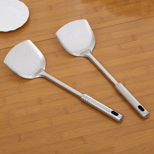 Non-Magnetic Stainless Steel Thick Spatula Frying Shovel Kitchen Tableware Supplies Spatula Frying Shovel Wholesale 