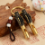 Retro Pure Brass Whistle Brass Faucet Whistle Key Pendants Men and Women Personality Outdoor Survival Password Whistle