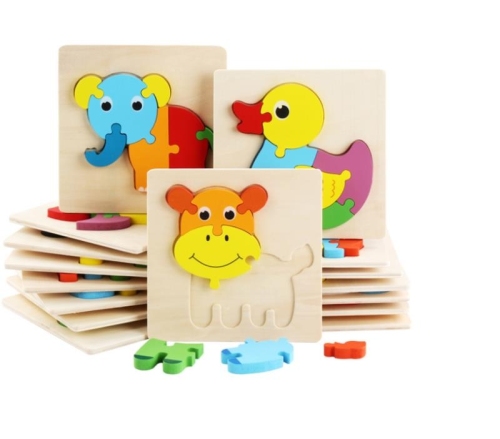 jigsaw puzzle children‘s early education building blocks wooden intelligence development toys jigsaw toys children‘s wooden toys