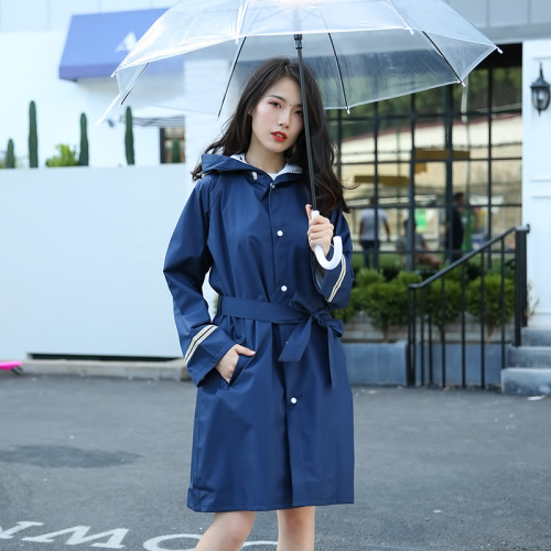 raincoat female adult korean fashion hiking student single male riding electric battery car bicycle poncho children