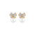 Xuping Jewelry Pearl Flower Earrings European and American 18K Gold Plated Factory Direct Sales Earrings Female Ae071401