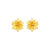 Xuping Jewelry Vintage Hollow Flower Earrings Plated 24K Gold Color Factory Direct Sales Earrings for Women Ae82801