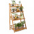 Bamboo Flower Stand Ladder Folding Multi-Layer Indoor Balcony Floor Bamboo Succulent Chlorophytum Comosum Flower Pot