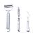 Three-Piece Stainless Steel Peeler Peeler Beam Knife from Duck Feather Gap Former Red Stall Potatoes Grater Peeling Knife