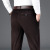 Ali Men's Casual Pants Gold Velvet Autumn and Winter New Straight Loose Trousers Thick Business High Waist Casual Pants