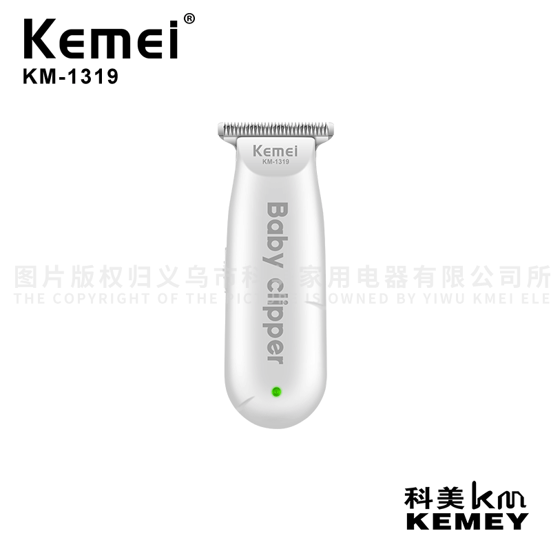 Cross-Border Factory Direct Sales Electric Clipper Ke Mei KM-1319 Baby Hair Clipper Children Electri