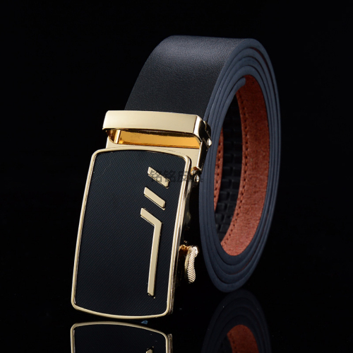 men‘s casual leather automatic buckle belt factory direct supply spot supply 6464 belt
