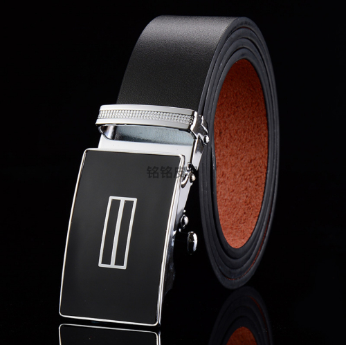 Men‘s Casual Leather Toothless Buckle Belt Factory Direct Supply Spot Supply 6425 Belt Tianyi Cool