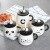 Creative Big Belly Ceramic Cup Cute with Cover with Spoon Mug Activity Promotional Novelties Custom Logo Panda Cup