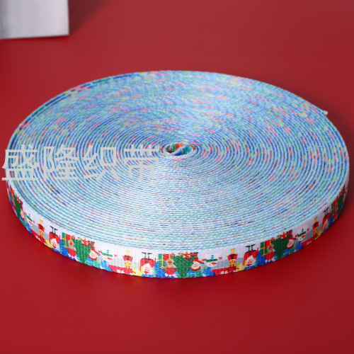 Factory Direct Sales Products in Stock New Christmas Meshbelt Nylon Strap Pet Leash Printed Tape