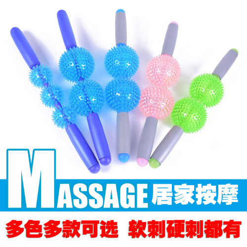 Massage Stick Roller Deep Massager Hollow Relaxation Fascia Muscle Meridian Stick Calf Barbed yoga Massage Stick