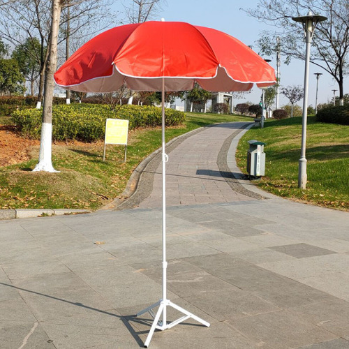1.8 m large red beach umbrella outdoor sun umbrella beach umblrella uv sun protection silver glue sun umbrella