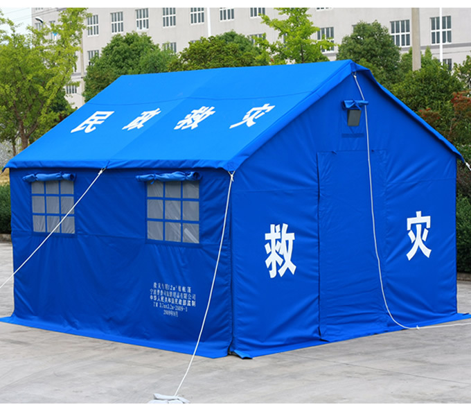民政救灾帐篷抢险救援应急户外指挥防洪防汛 12平双层棉 单层帐篷