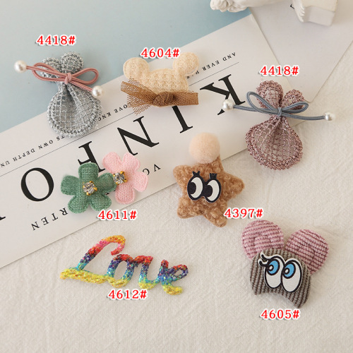 fabric color multi-shape diy handmade hairpin rubber band accessories fabric clothing shoes and hats accessories manufacturers new