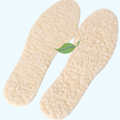 儿童乳胶羊羔毛鞋垫 保暖鞋垫 大小可裁剪 26-36码 保暖鞋垫