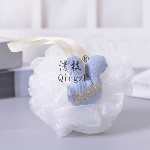 [Qing Zhi] Mesh Sponge Bath Ball Girl Mesh Sponge Cute Cartoon Loofah Baby Bath Ball Shower Net Ball Bath Towel
