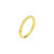 Xuping Jewelry New Simple Carven Design Frosted Open Ring Women's Gold-Plated Long Small Ring Index Finger