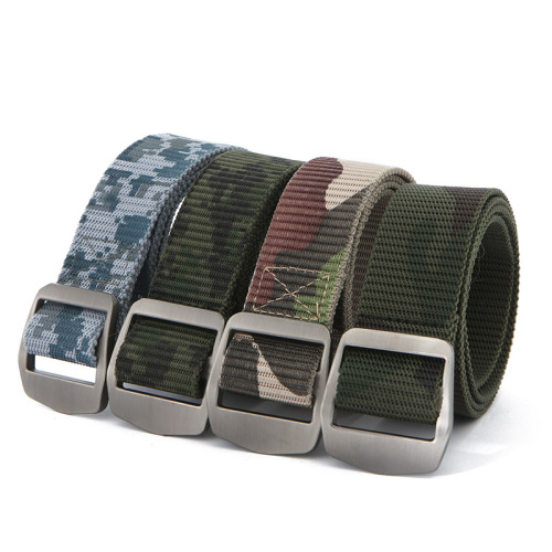 men‘s casual versatile canvas woven belt nylon belt manufacturers wholesale