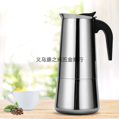 Hot Sale Stainless Steel 4# Coffee Pot Moka Pot Factory Direct Sales