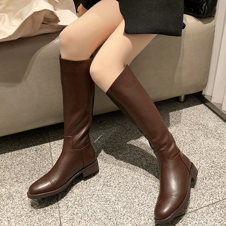 mid calf riding boot