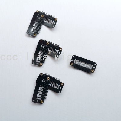 假发配件bb夹子接发刘海头套扣子接发固定夹子_梦寐发制品(接发扣