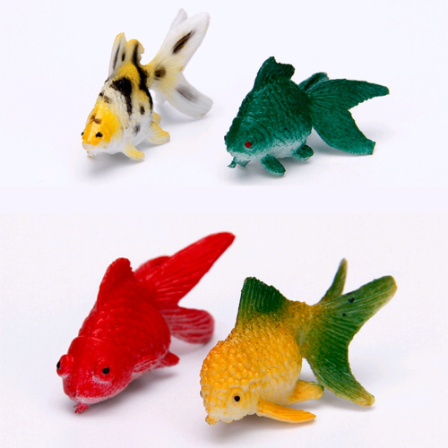 Toy Technology Toy Simulation Goldfish Goldfish Model Zoo Cute Goldfish Realistic Slime Accessories 
