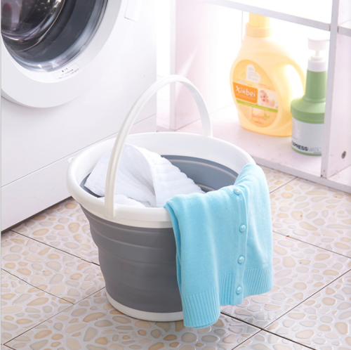Dry Master Collapsible Bucket Home 5 L Bucket Thickened Wash Mop Bucket Water Storage Tank Portable Outdoor Bucket