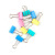 Standard Colorful Long Tail Clip Pink Pink Blue Pink and Yellow (MN002-1C)