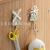 2055 Plastic Strong Sticky Hook Transparent Hook over the Door Kitchen Bathroom Sticky Hook Sticky Hook Cartoon Hanging