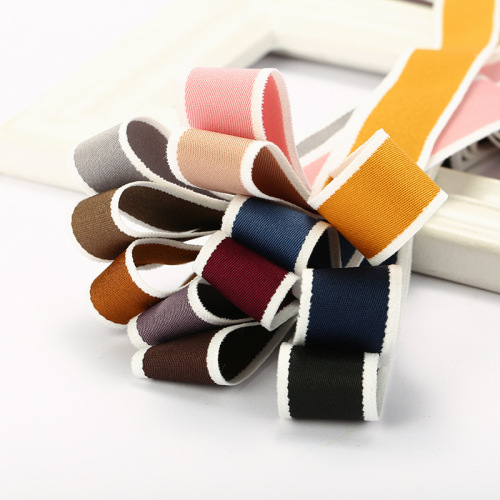 South Korea Chenille Nylon Snow Ribbon Contrast Color Mixed Color Three Color Mixed Color Twill Tape Bags Accessories Clothing Manufacturer