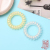 Seamless Plastic Waterproof Hair Rope Adult and Children Universal Phone Line Hair Ring Colorful Color Matching Hair Rope