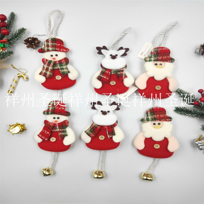 Factory Direct Sales Christmas Decoration Christmas Gift Christmas Pendant Fabric Pendant 2PCs Rope Climbing Old Man