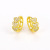 Xuping Jewelry Inlaid Zircon Brass Gold-Plated Ear Clip Factory Direct Supply New Retro Temperament Heart-Shaped Earrings for Women