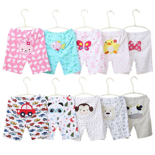 children‘s shorts spring and summer cross-border boys home pants girls pajama pants baby bottom pants factory wholesale