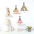 Factory Direct Sales Nordic Instagram Style Wood-Plastic Plate Wall Decorative Creative Simple Small Tent Shelf Wall Hanging Decoration