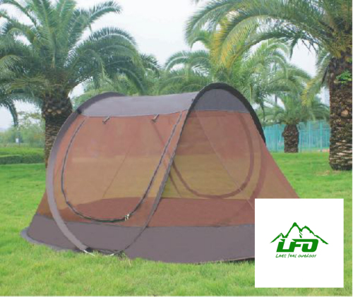 camping fast open mesh free of tent quickly open full mesh hand throw tent， customizable，