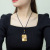 Xuping Jewelry New Tag Customizable Pendant 24K Color Fashion Retro Avalokitesvara Pendant Sweater Chain Necklace for Women