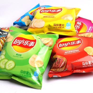【20包特价】乐事薯片12g/袋装原味黄瓜番茄多口味膨化5包-40包