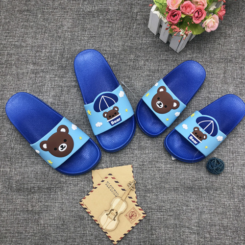 children shoes environmentally friendly material cute cartoon bear soft and thickened indoor and outdoor bathroom non-slip breathable and wearable men and women