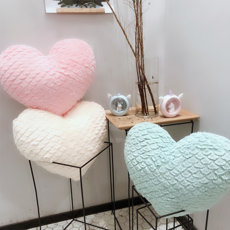 peach shaped cushion