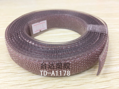 019 Self-Developed New High-Grade PVC Upper Material， environmentally Friendly PVC External Stickers GLite Vamp Strip 
