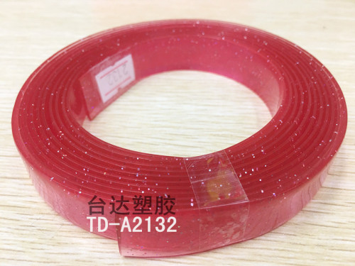 Delta Plastic Production Environmental Protection Super transparent PVC Crystal Strip Manufacturer 