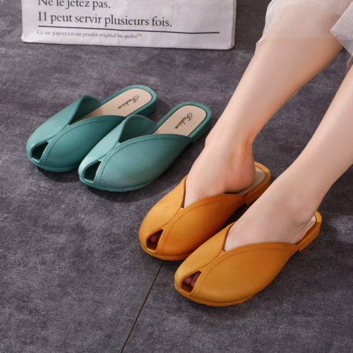 foreign trade women‘s shoes cross-border women‘s shoes new sandals women‘s summer outdoor slippers women‘s fashion flat factory wholesale