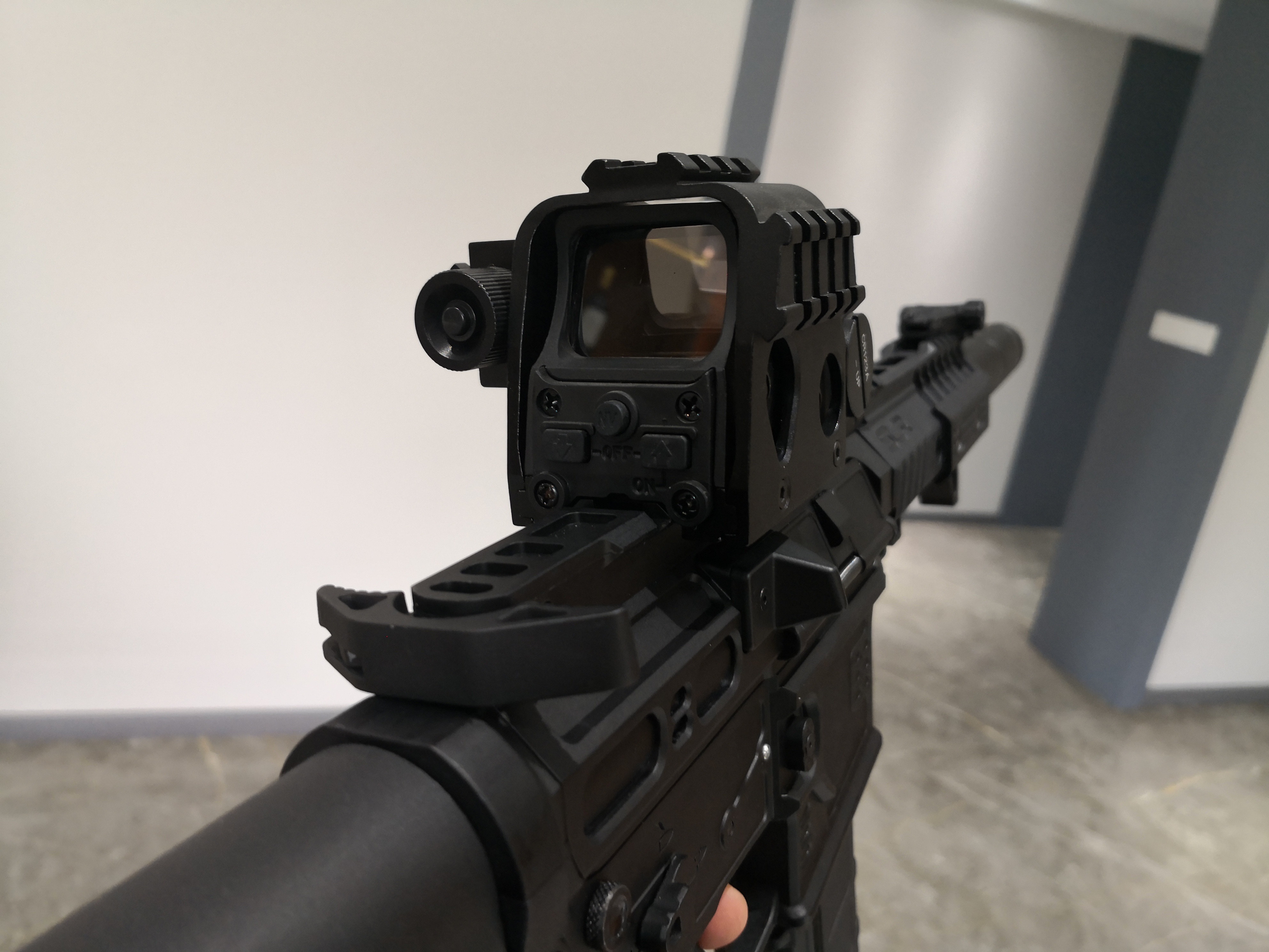 553g全息瞄准镜 带一体绿激光 外敷鱼骨_hawkeye光学_义乌购