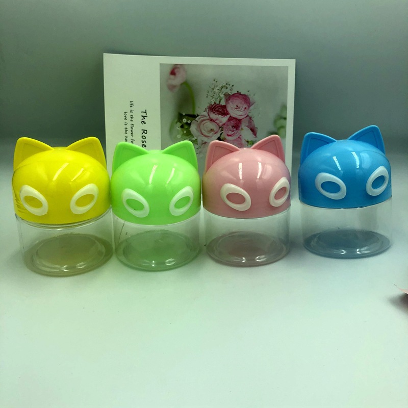 PET Plastic Products Cartoon Wide Mouth round Packing Bottle Food Grade Pp Material Special-Shaped T