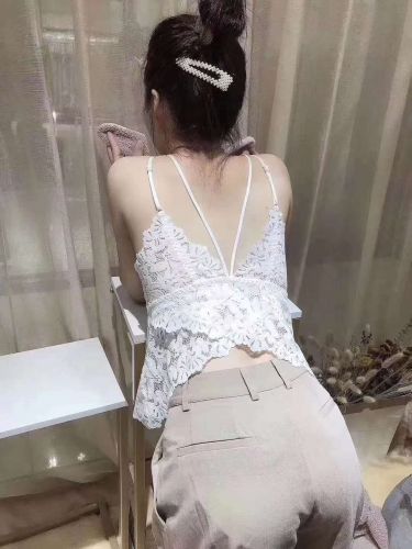 Factory Direct Sales New Base Camisole Girl Anti-Exposure Tube Top Underwear Lace women‘s Beauty Back Chest Wrap